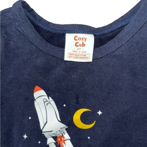 ⭐️3/$15⭐️Cozy Cub Spaceship Pajamas - Picture 2 of 2
